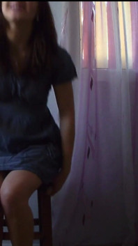 Kinky Teen Pee in a Glass and Thinks About Swallowing It
