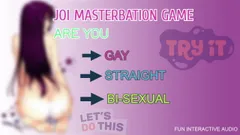 JOI Masterbationゲームあなたはストレートゲイまたはバイですか