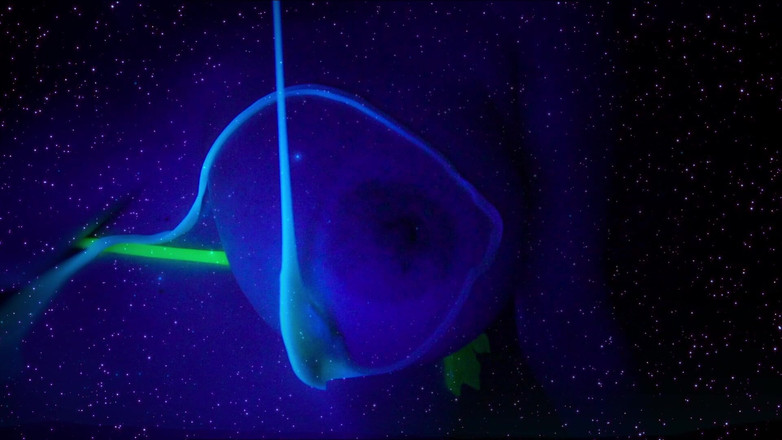 Moony: Young Artist poserar naken för sina erotiska konstnärliga experiment. Hon...