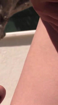 Pregnant Brunette Pisses Guy in His Mouth