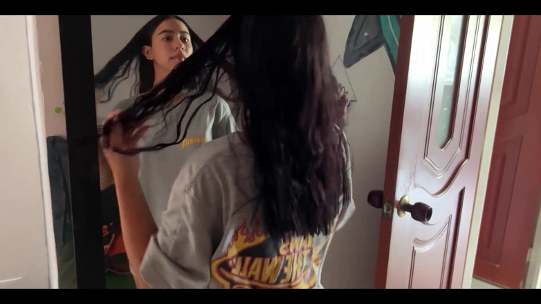 bitchsultry: My Young Latina Stepsister Comes Home Tired and I Fuck...