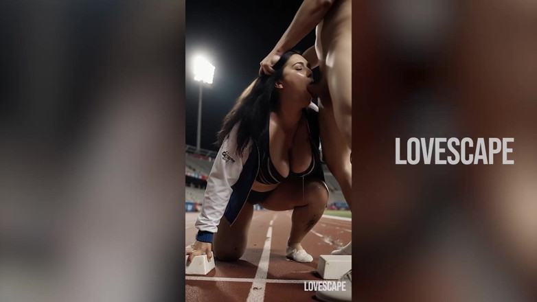 Lovescape: Fiesta de sexo con medalla de oro - atletas llenos en...