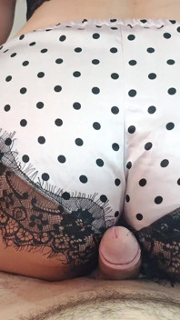 Wife Latina MILF Amateur in Sexy Lingerie Rides POV Me, Cowgirl, Big Tits, Anal Plug and Cum Reveal, Real Couple