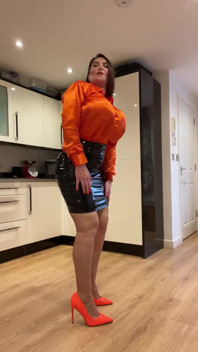 Video Fetish Blaus Satin muktamad