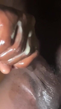 Horny Breeding Big Black Cock Stroking and Cumming Hard
