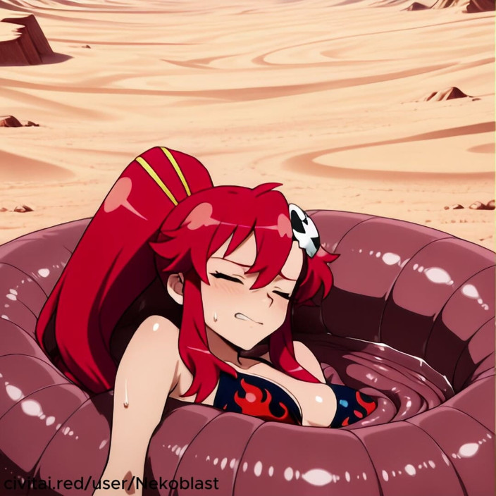 Nekoblastai: Yoko Littner Gurren Lagann Gangbang Ai