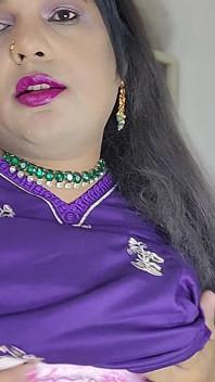 Purple Indian Wear Look