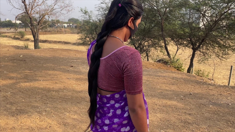 Raniki chut: Desi schönes bhabhi im freien, privater sex, volles hindi-audio