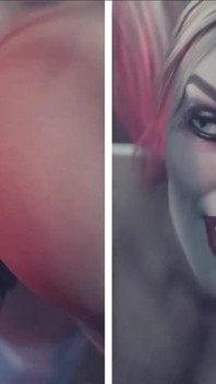 Madruga3d - intensa cárcel de Harley en primer plano: puta culona follada duro al estilo perrito, enorme culo sucio, tragando semen, placer extremo