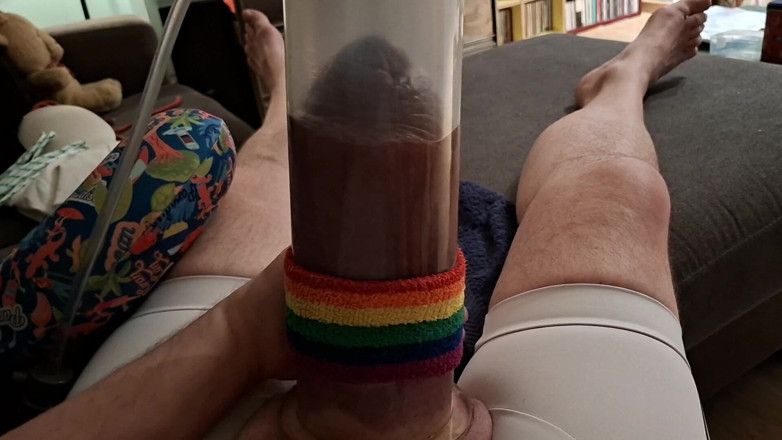 Monster_Meat_: Inflando el pene grande