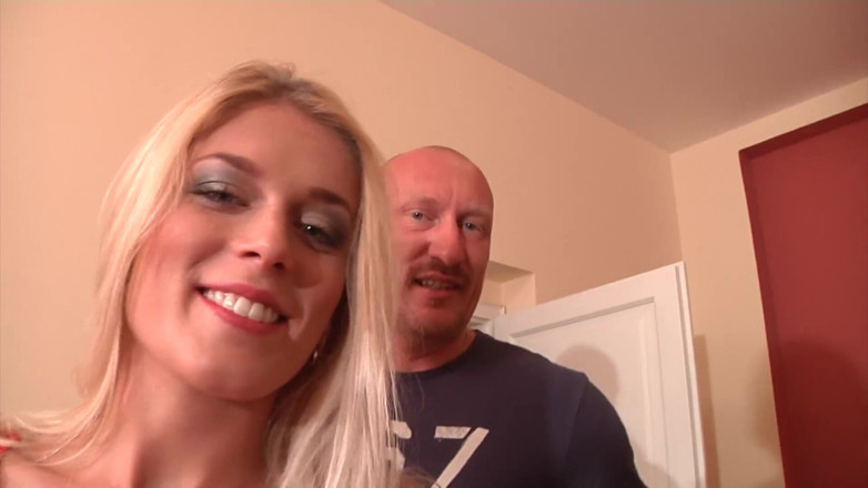 German amateur - 100% German hardcore videos: Astonishing blondies slammed in threesome
