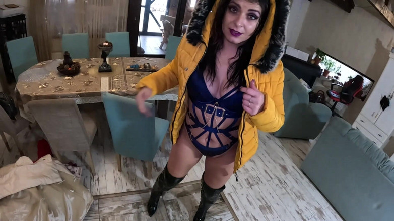 MilfyCalla: Downjacket Mencuba &amp; Mengusik Blowjob - Fetish Kot, Melancap &amp; Selesai Pancutan Kucap 327