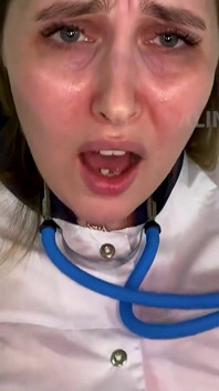 Private clinic patient fucked married nurse in pussy and ass. ...tly, you mixed up the hole, and secondly, I have a husband!