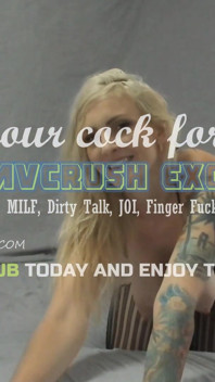 Masturbating