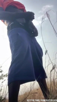 Masturbating Alone Intensely in the Bush