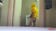 TattedBootyAb: Banyoda pürüzsüz alt ab coxx'ta seyir halinde yakalandı - riskli