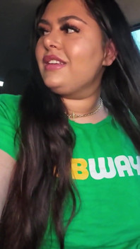 Teen Big Ass Subway Retail Slut Gets Picked up and Fucked!