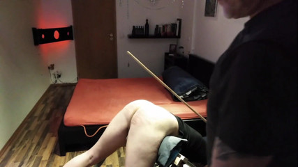 Master Drex: Spanking on goat