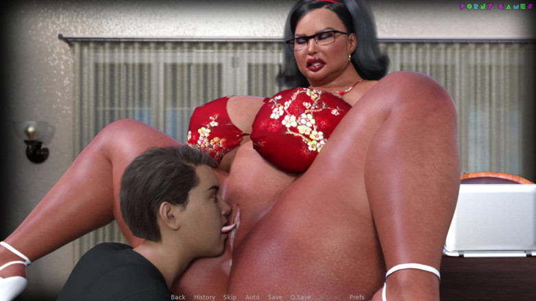Porny Games: Tabu plus size autorstwa Chaixas - macocha chce tego w dupie 5