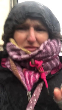 Flashing My Tit with Rock Hard Nip in Fucking Filthy Weather