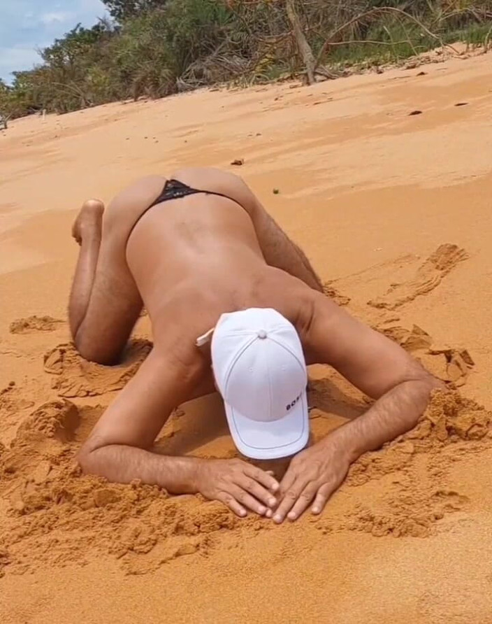 Ladysilvas: Ladysilva Crossdresser Very Slut on the Beach in Panties What...