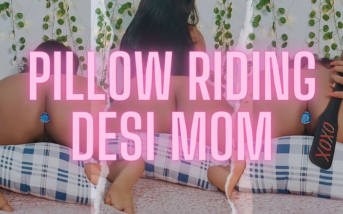 Lilly Gone Wild: Rider min kudde hårt medan den är fylld med en buttplug