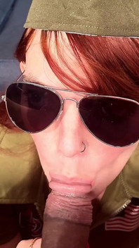 Soldier Girl Foxey Mermaid Swallows Black 4 Star General Thick Cum