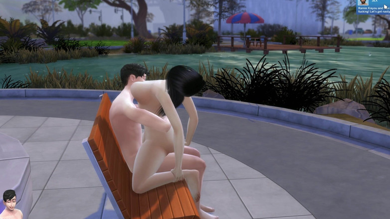 Nyibukai: The sims sesso pubblico sborrata dentro