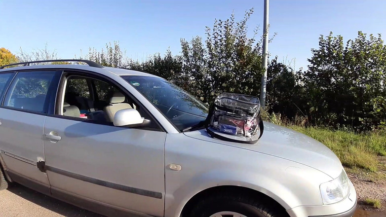 sweetfeet29: Sunny bij de auto