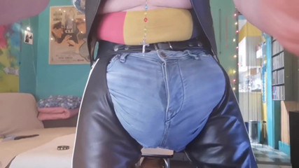 Monster_Meat_: Striptease, volle show, nacktes wichsen