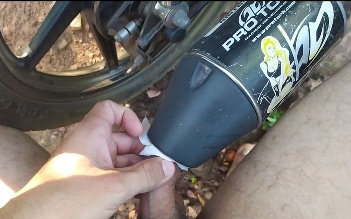 Big Dick Red: Boy Goes Into the Forest to Fuck His Friend&amp;#039;s Motorcycle...