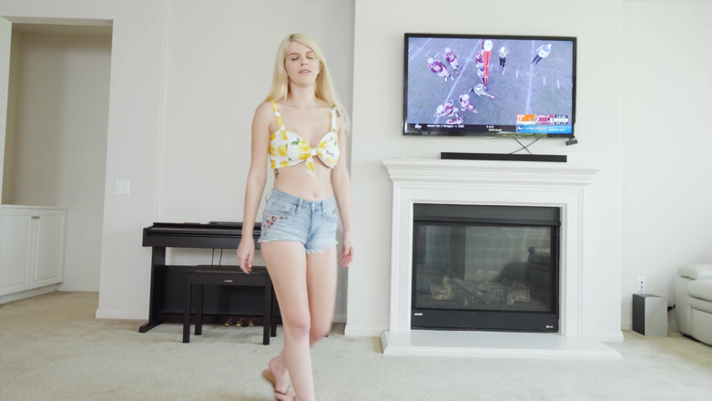 JAYS POV: Brace Faced Teen Step Sister Fight Over Bro's Cock