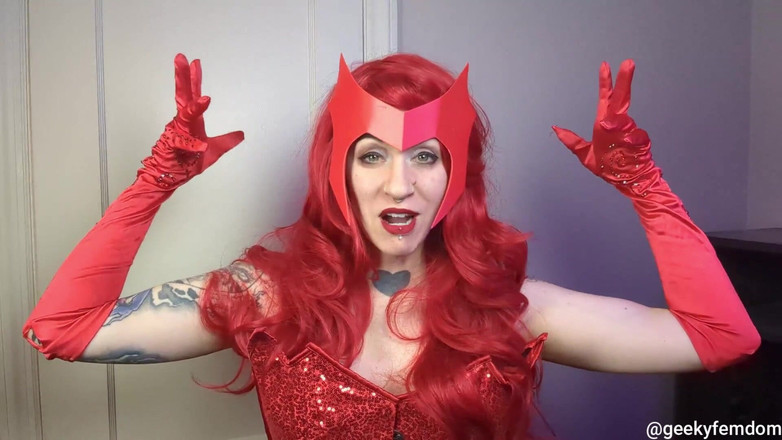 Geeky Femdom: Wandavision- Shrunk oleh Scarlet Witch