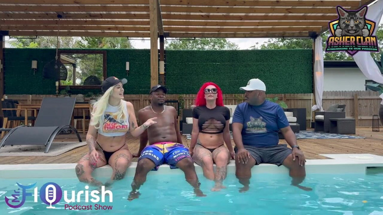 Mr Flourish Live: Mrflourish Podcast cu Invitatul Roxi Keogh, Gigi Patsy și Datjguy în Florida