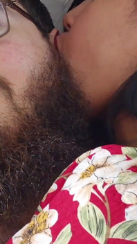 I'm Heading to the Hotel with My Sexy Brunette Girlfriend; I'm Going to Make Her Eat My Huge Cock, Haha.