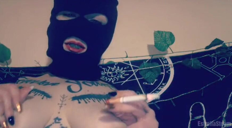 Estrella Steam: Rauchen, während ich dir meine möpse zeige