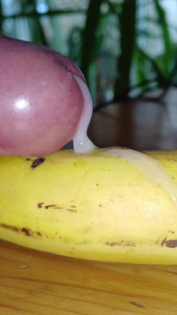 A Gay Dream Comes True. a Highly Potent Premium Sperm Donation for Your Banana Split..mp4