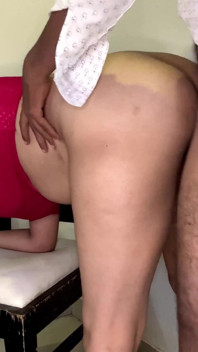 Huge Ass Indian Kamwali Blowjob and Ride Landlord Son Big Dick