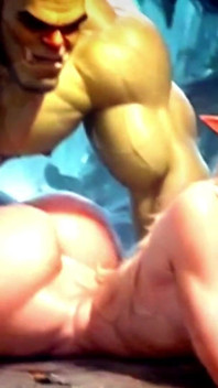 Asmr Elf Big Ass Orc Big Dick Anal Pound - 100% Ai Blowjob Loop
