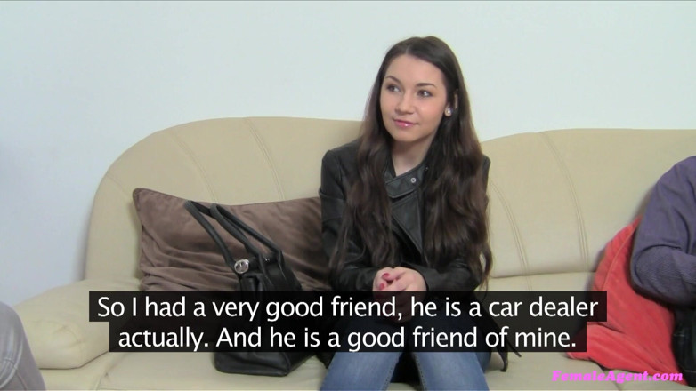 Female Agent: Female Agent - Slender Brunette Craving the Taste of a Warm...