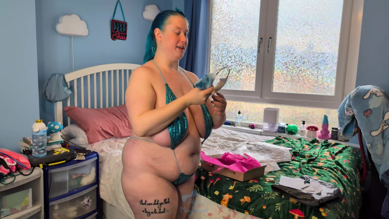 Alice_Mayflower_Scottish: Genie Pole nosí Slingkini &amp; Candyzombies rozbalení kravských uší a vyzkoušení -...