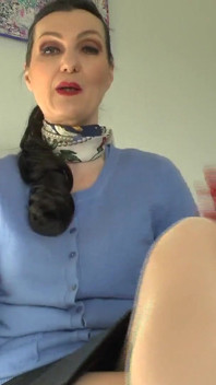 Today Is Your Cum Day! Sniffing Red Leather Gloves, Lady Victoria Valente