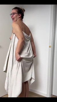 Before My Husband Goes to Work, I Brighten His Day with a Good Mood and My Tits