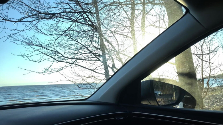 Matthew hotty: Erking off in the Car and Cumming - Uncut Cock