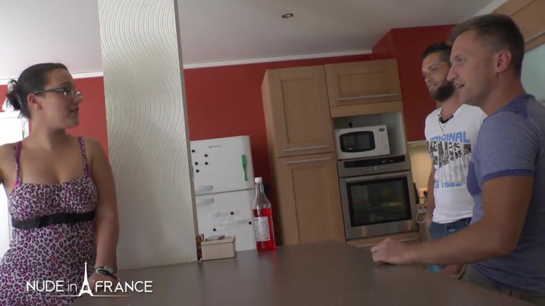 Nude in France: Two Horny Babes Get Analized and Double Penetrated in an...