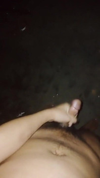 Waiting for Stepdad in the Dark. Cuming on the Street!