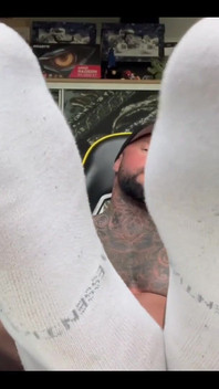 Stinky White Gym Socks