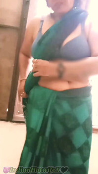 Desi Tamil Chubby Wife Lux Saree Wear Tease Shows Boobs Belly Hairy Pussy Ass! Indianhotwifex