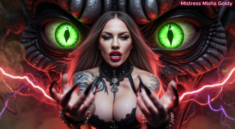 Goddess Misha Goldy: Пекельний камшот руйнує твою душу