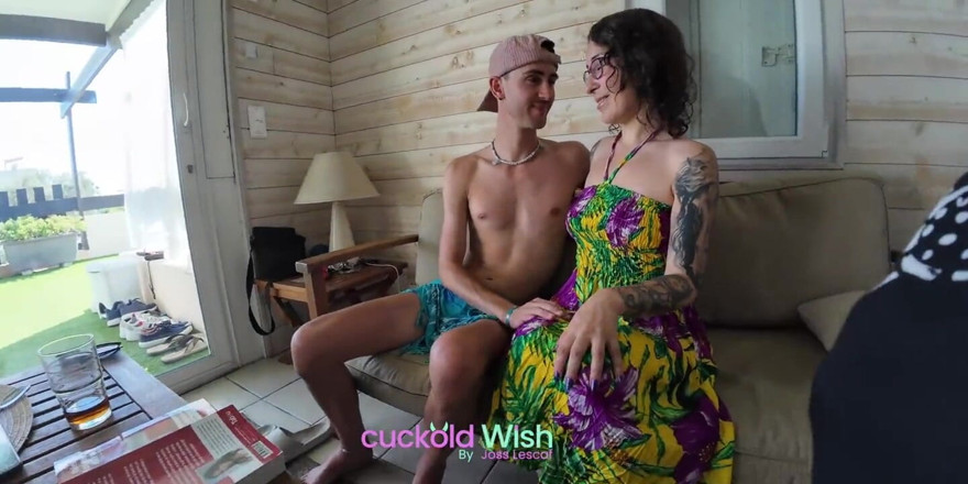 Joss for Cuckold wish: Irogena and Young Cuck Cleaner Sfw